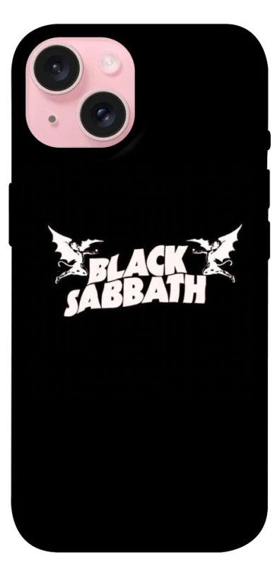 Чохол на Apple iPhone 15 (6.1") Black Sabbath logo ver.2 фото 1 з 1
