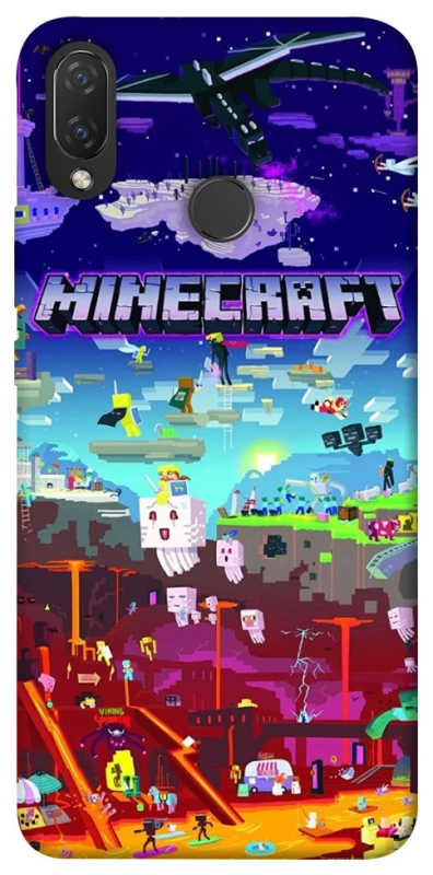 Чехол на Huawei P Smart+ (nova 3i) Minecraft world фото 1 из 1