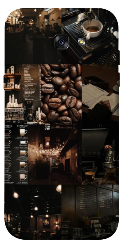 Чехол на Samsung A720 Galaxy A7 (2017) Coffee collage ver.1 фото 1 из 1