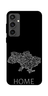 Чохол на Samsung Galaxy S24 FE Ukraine black map фото 1 з 1