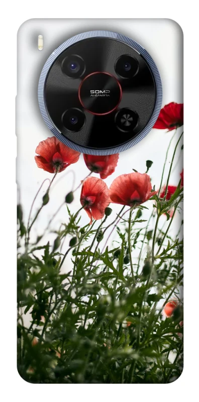 Чохол на ZTE Blade V70 Max Поле маків фото 1 з 1