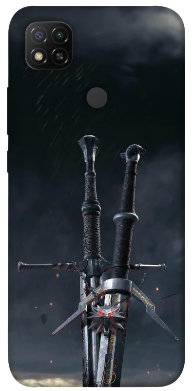 Чехол на Xiaomi Redmi 9C Мечи Ведьмака фото 1 из 1