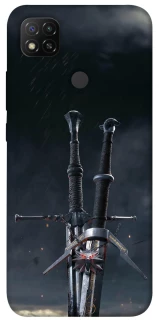 Чехол на Xiaomi Redmi 9C Мечи Ведьмака фото 1 из 1