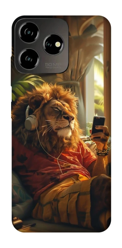 Чехол на ZTE Blade V50 Design 4G Лев v2 фото 1 из 1