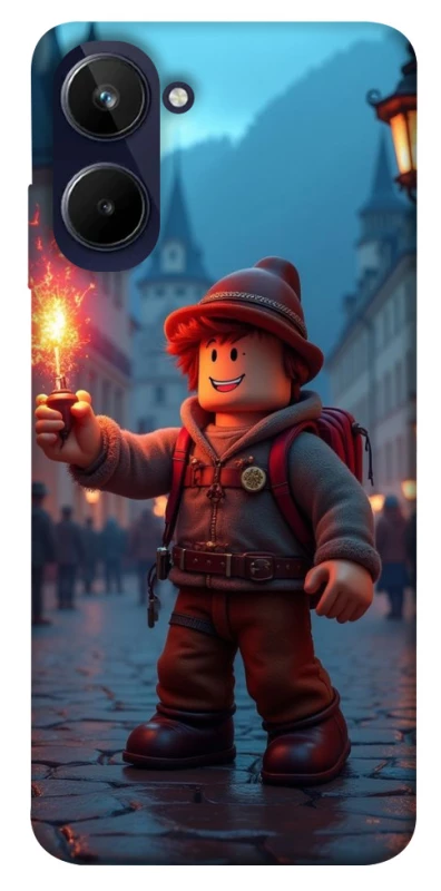 Чехол на Realme 10 4G Roblox Fire Logo Blue Flames фото 1 из 1