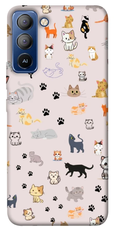 Чохол на TECNO Pop 5 LTE Cat style ver.1 фото 1 з 1