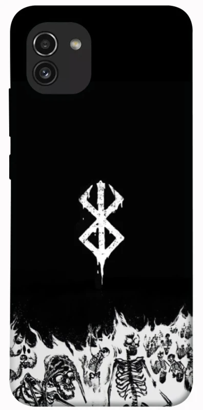 Чохол на Samsung Galaxy A03 Berserk skeletons фото 1 з 1