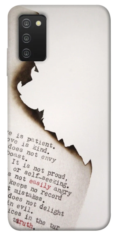 Чохол на Samsung Galaxy A03s Вірші фото 1 з 1