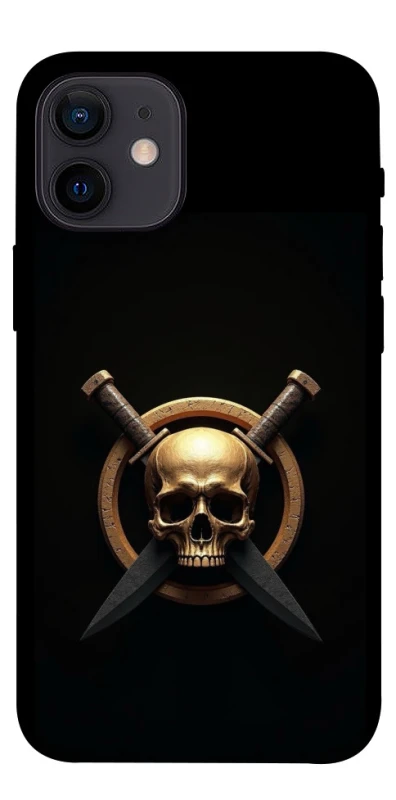 Чохол на Apple iPhone 12 mini (5.4") Golden Skull фото 1 з 1