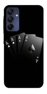 Чохол на Samsung Galaxy A15 4G/5G Black Cards фото 1 з 1