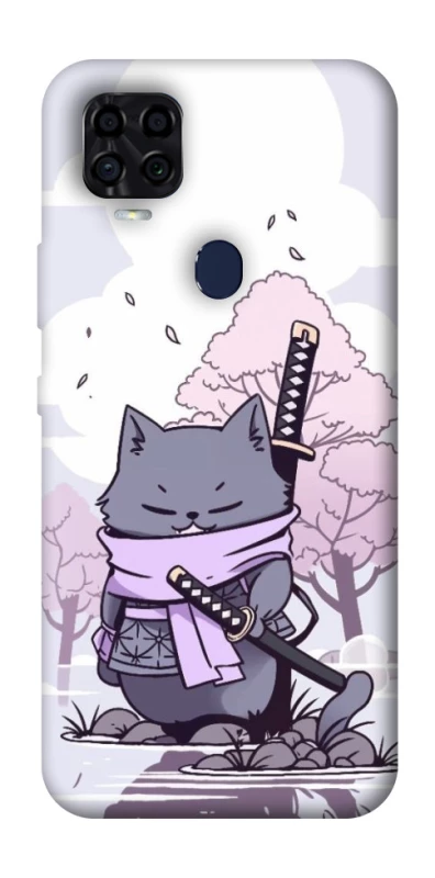 Чохол на ZTE Blade v2020 Samurai cat фото 1 з 1