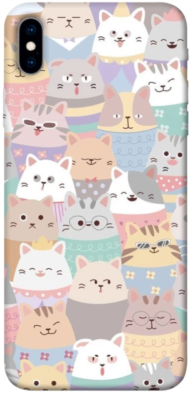 Чохол на Apple iPhone XS Max (6.5") Funny Kittens ver.2 фото 1 з 1