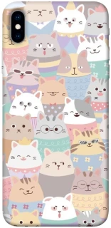 Чохол на Apple iPhone XS Max (6.5") Funny Kittens ver.2 фото 1 з 1
