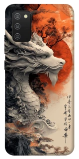 Чехол на Samsung Galaxy A02s white dragon фото 1 из 1