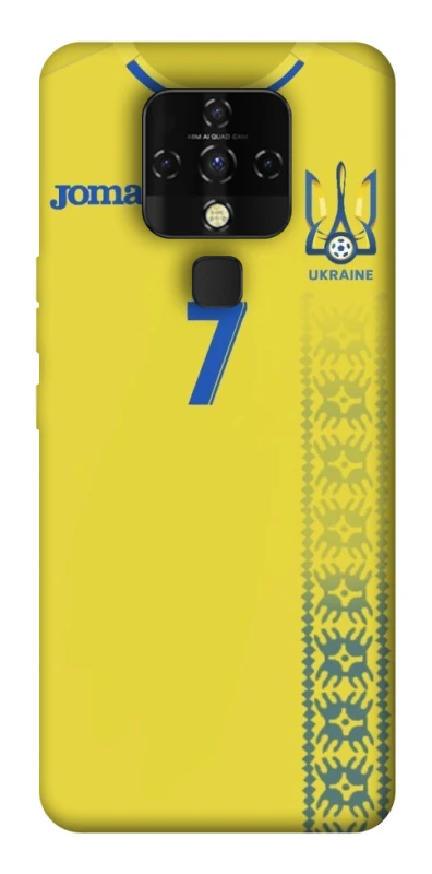 Чехол на TECNO Camon 16 SE UA-Football ver.3 фото 1 из 1