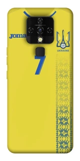 Чехол на TECNO Camon 16 SE UA-Football ver.3 фото 1 из 1