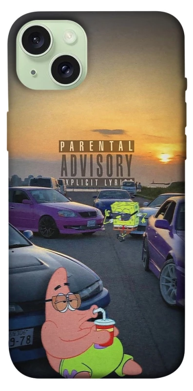 Чохол на Apple iPhone 15 Plus (6.7") Патрік на перегонах фото 1 з 1