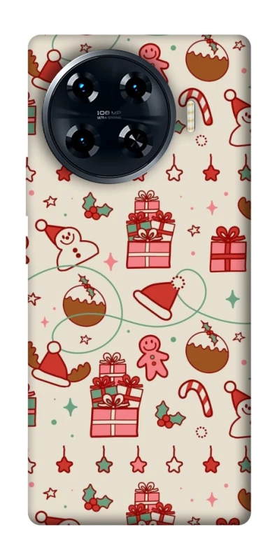 Чохол на TECNO Spark 20 Pro+ Новорічний v14 фото 1 з 1