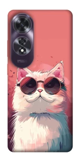 Чохол на Oppo A60 Сat with glasses фото 1 з 1