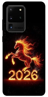 Чехол на Samsung Galaxy S20 Ultra Red Fire Horse ver.1 фото 1 из 1
