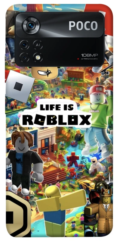 Чохол на Xiaomi Poco X4 Pro 5G Life is Roblox фото 1 з 1