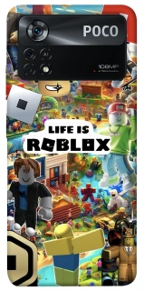 Чохол на Xiaomi Poco X4 Pro 5G Life is Roblox фото 1 з 1