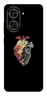 Чохол на Xiaomi Poco C71 Heart with flowers фото 1 з 1