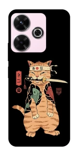Чохол на Xiaomi Redmi 13 4G Кіт-самурай фото 1 з 1