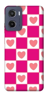 Чохол на Motorola Moto E15 Chess heart фото 1 з 1