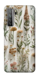 Чехол на Huawei Nova 7 SE Floral design ver.2 фото 1 из 1