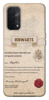 Чохол на Oppo A54 5G / A74 5G The Hogwarts acceptance letter фото 1 з 1