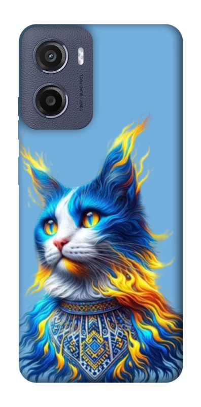 Чохол на Motorola Moto G05 Кіт патріот фото 1 з 1