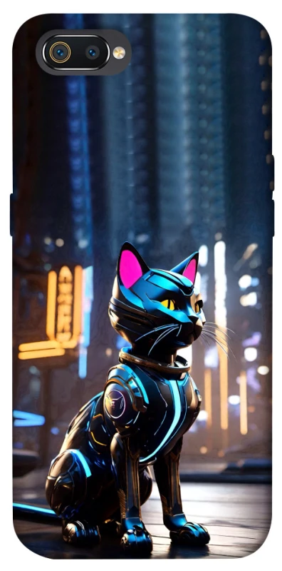 Чохол на Realme C2 Cyber cat фото 1 з 1