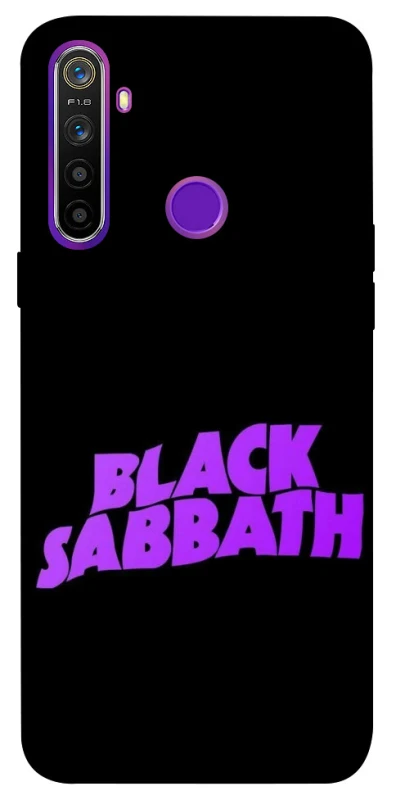 Чохол на Realme 5 Black Sabbath logo ver.1 фото 1 Чохол на Realme 5 Black Sabbath logo ver.1 фото 1 з 1