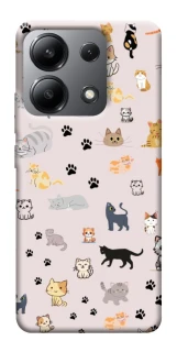 Чохол на Xiaomi Redmi Note 13 4G Cat style ver.1 фото 1 з 1
