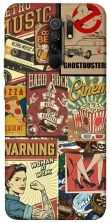 Чохол на Xiaomi Redmi 9 Retro collage ver.2 фото 1 з 1