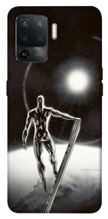 Чохол на Oppo Reno 5 Lite Срібний серфер фото 1 з 1