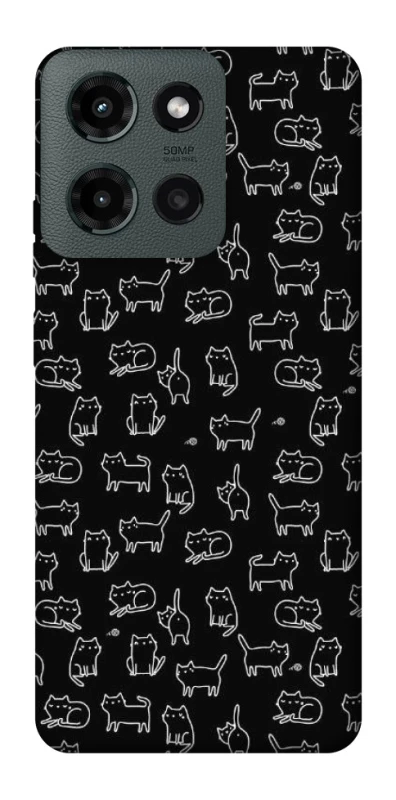 Чохол на Motorola Moto G Power (2025) Black Cats фото 1 з 1