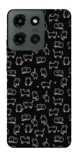 Чохол на Motorola Moto G Power (2025) Black Cats фото 1 з 1