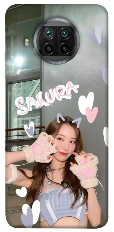 Чехол на Xiaomi Mi 10T Lite / Redmi Note 9 Pro 5G Sakura - LE SSERAFIM фото 1 из 1