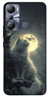 Чехол на Infinix Hot 20i Кот под луной фото 1 из 1