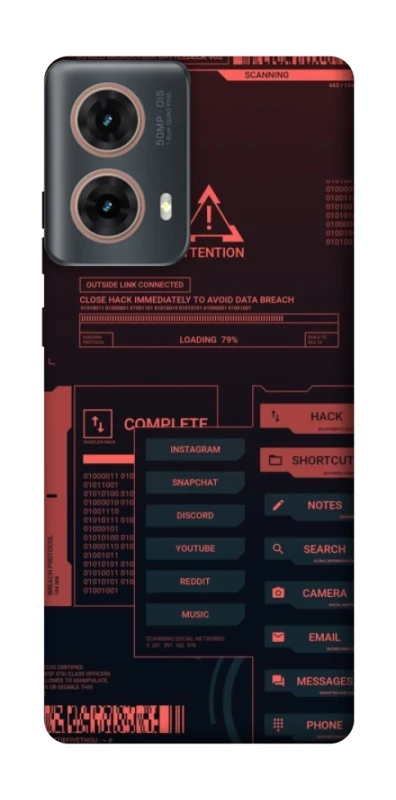 Чохол на Motorola Moto G85 Attention фото 1 з 1