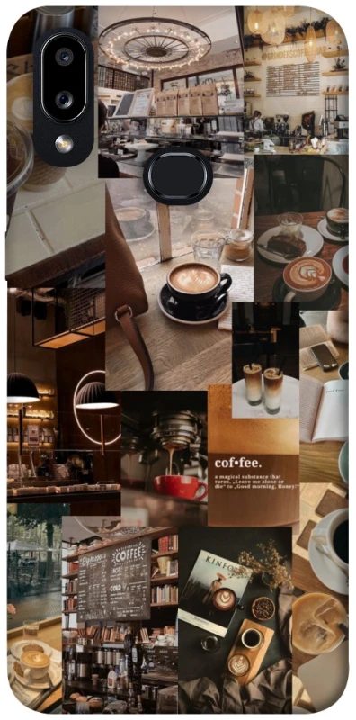Чохол на Samsung Galaxy A10s Coffee collage ver.2 фото 1 з 1