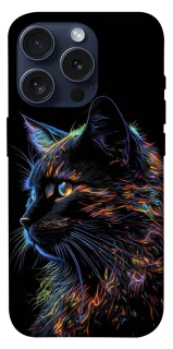 Чохол на Apple iPhone 15 Pro (6.1") Чорний кіт фото 1 з 1