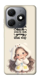 Чехол на TECNO Spark 20 Don't look back фото 1 из 1