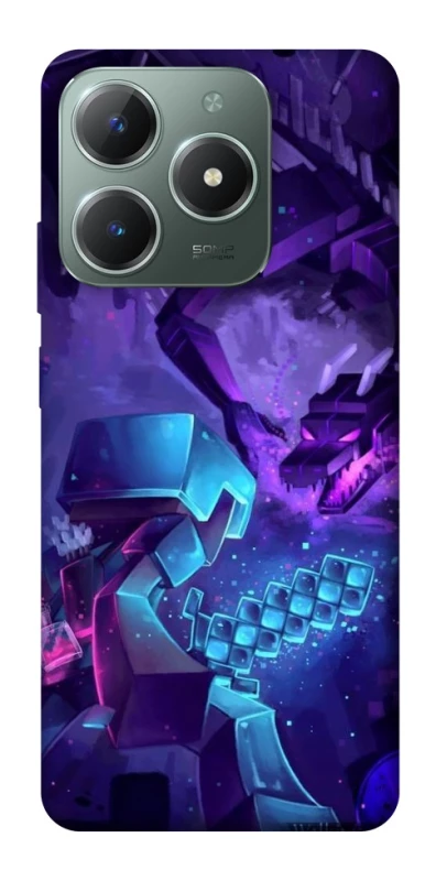 Чехол на Realme C61 Minecraft dragon фото 1 из 1
