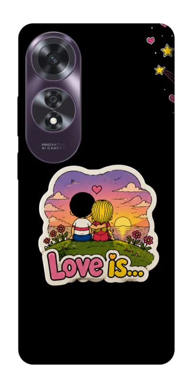 Чохол на Oppo A60 Love is ver.5 фото 1 з 1