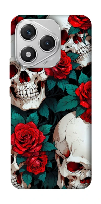 Чохол на Honor 400 Lite skull and rose фото 1 з 1