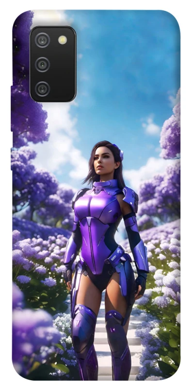 Чохол на Samsung Galaxy A02s Cyber space girl ver.4 фото 1 з 1