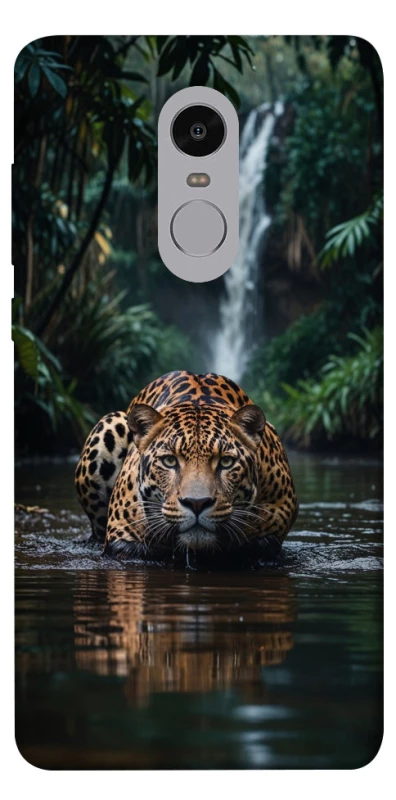 Чохол на Xiaomi Redmi Note 4X / Note 4 (Snapdragon) Leopard in water фото 1 з 1